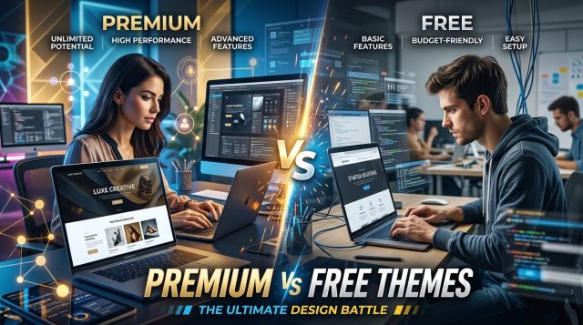 Premium Vs Free Themes : The Ultimate Design Battle