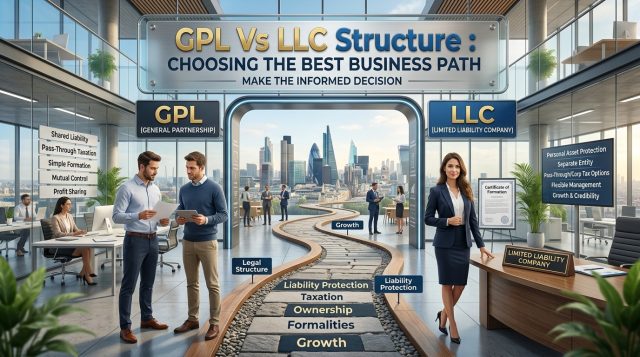 GPL Vs LLC Structure : Choosing The Best Business Path