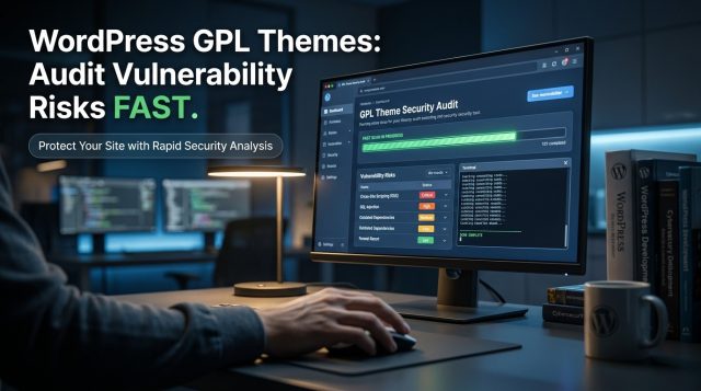 WordPress GPL Themes : Audit Vulnerability Risks Fast